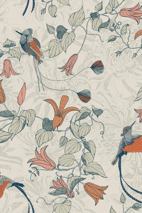 Skopos Hummingbird Savannah Fire Retardant Curtains