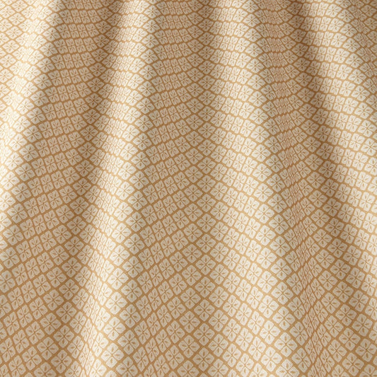 ILIV Asby Ochre Fire Retardant Curtains wavy