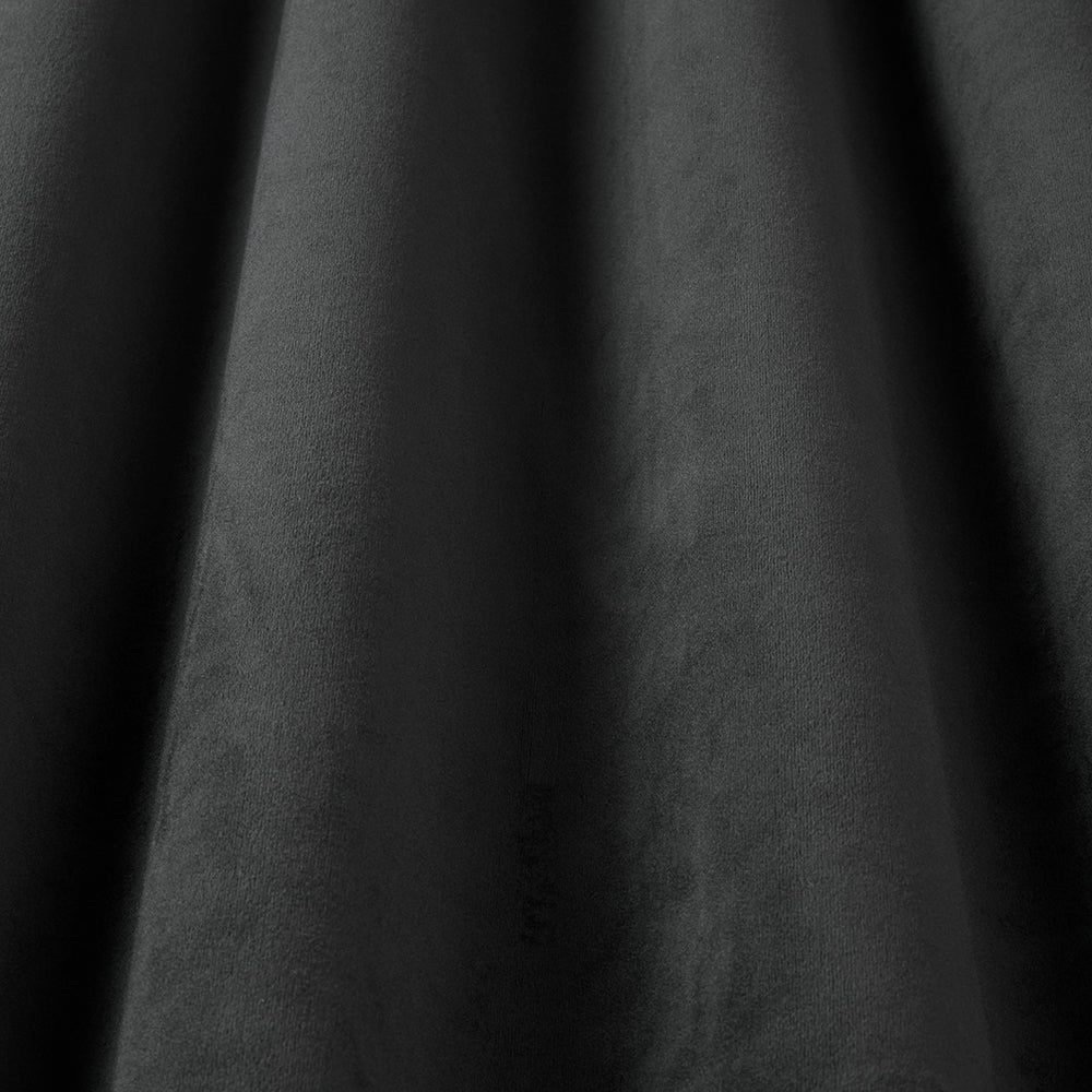 ILIV Brookland Charcoal Fire Retardant Curtains wavy
