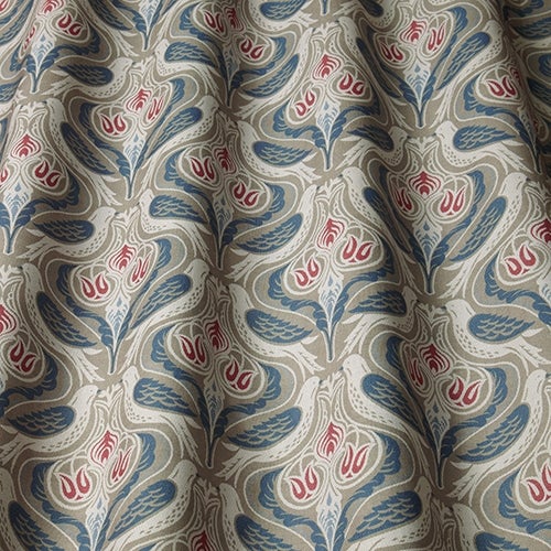ILIV Cavendish Petrol Fire Retardant Curtains wavy
