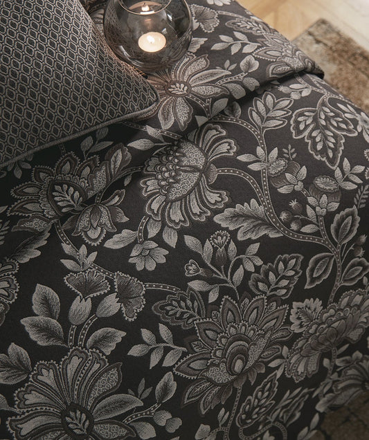 ILIV Clara Charcoal Fire Retardant Curtains lifestyle
