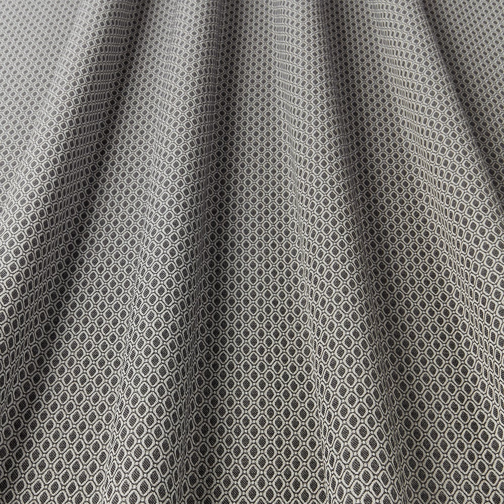 ILIV Ellis Charcoal Fire Retardant Curtains wavy