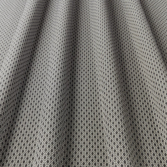 ILIV Ellis Charcoal Fire Retardant Curtains wavy