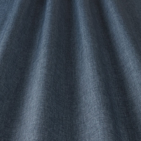 ILIV Everett Indigo Fire Retardant Curtains wavy