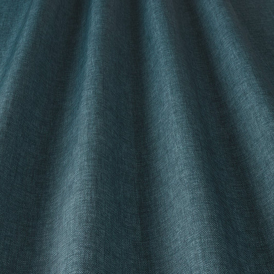 ILIV Everett Teal Fire Retardant Curtains wavy