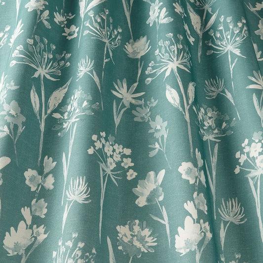 ILIV Grasmere Azure Fire Retardant Curtains wavy