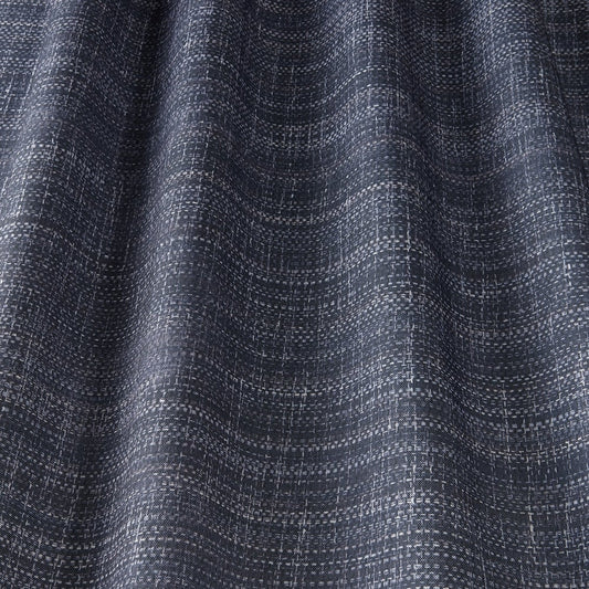 ILIV Helbeck Midnight Fire Retardant Curtains wavy