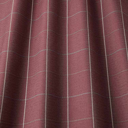 ILIV Ingleton Bordeaux Fire Retardant Curtains wavy