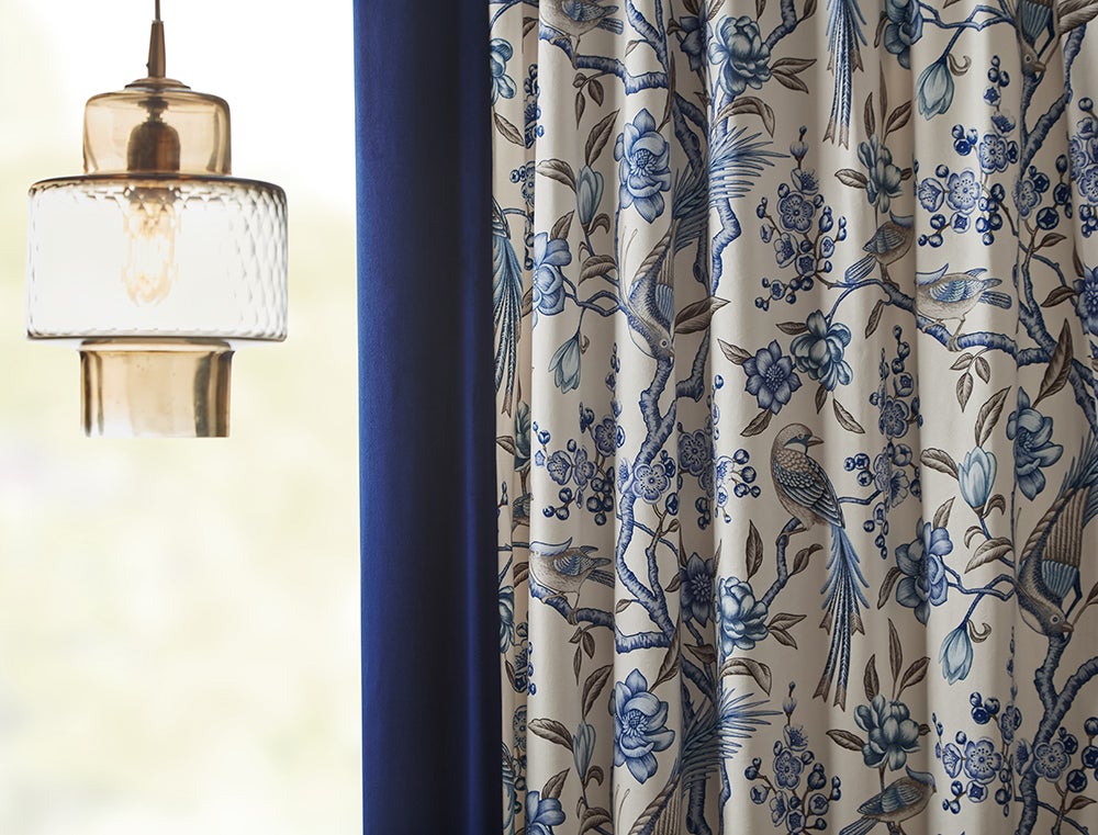 ILIV Kanra Lapis Fire Retardant Curtains wavy
