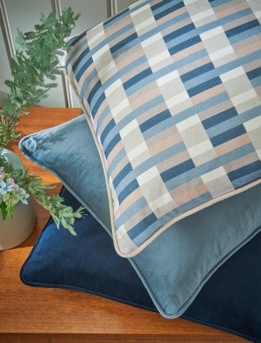 ILIV Knox Slate Blue Fire Retardant Curtains lifestyle