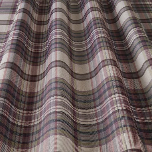ILIV Regan Aubergine Fire Retardant Curtains wavy