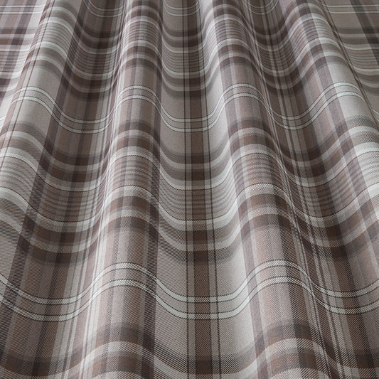 ILIV Regan Cocoa Fire Retardant Curtains wavy