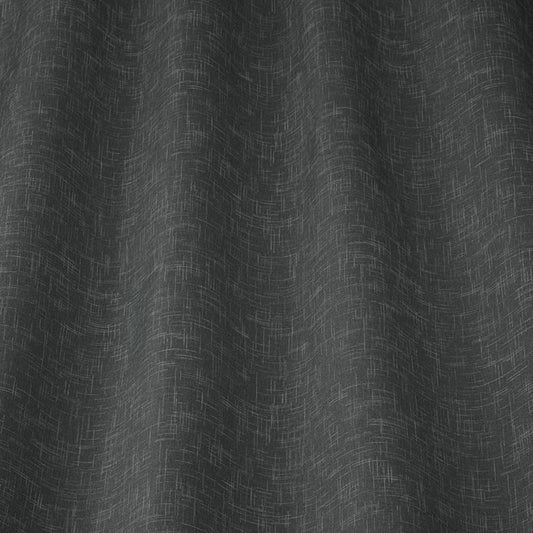 ILIV Twilight Charcoal Fire Retardant Curtains wavy