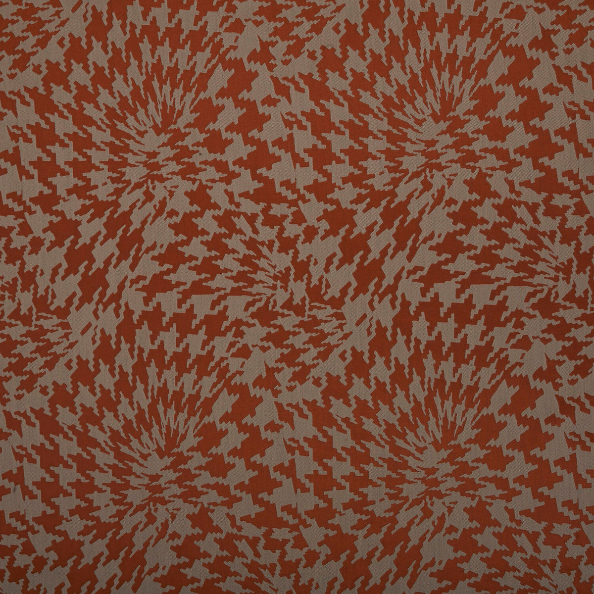 Edinburgh Weavers Jigsaw Orange Fire Retardant Curtains