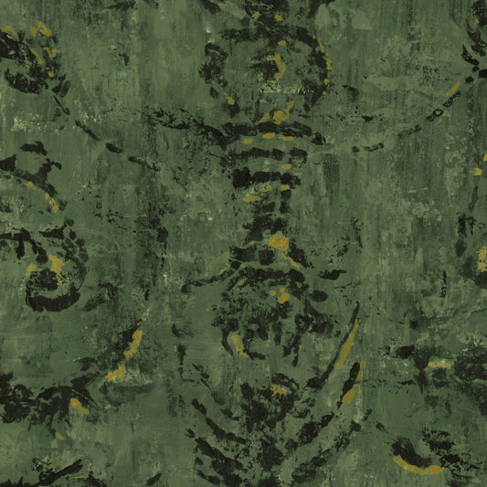Mallion & Knowles Belgravia Forest Fire Retardant Curtains texture detail