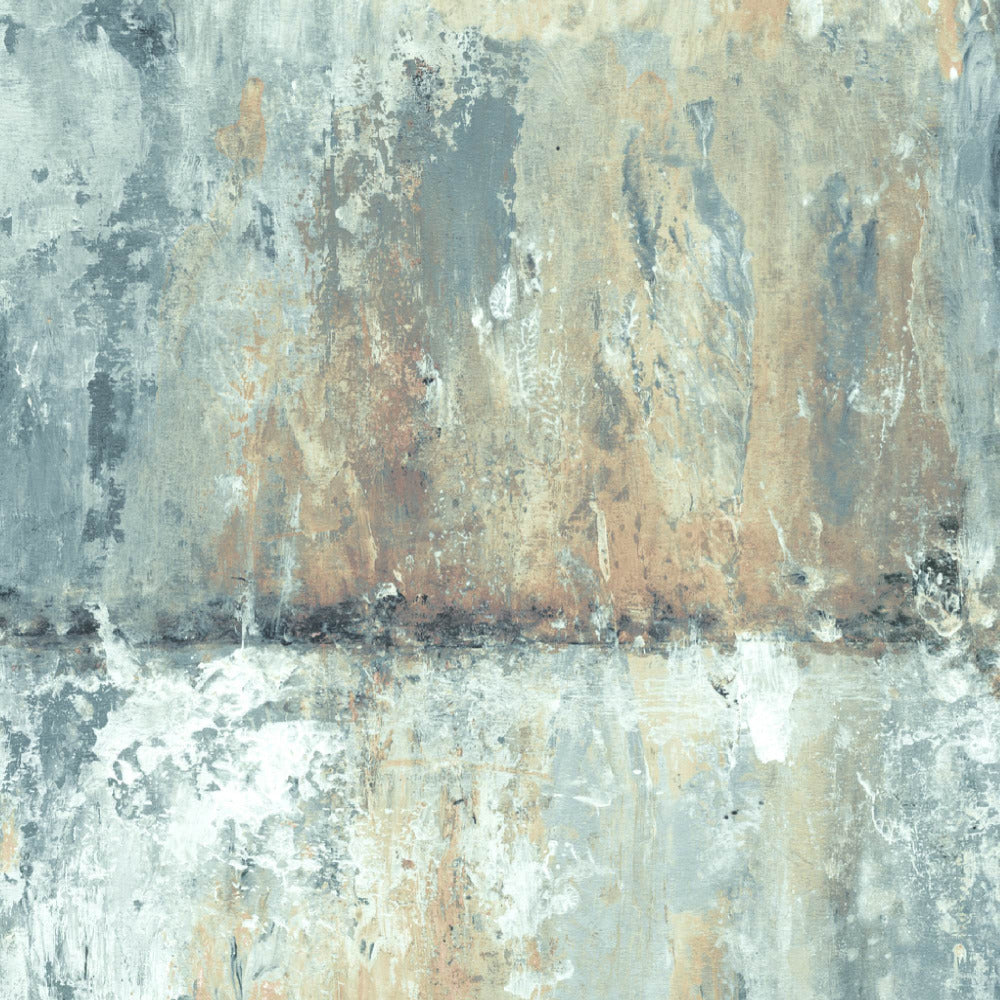 Mallion & Knowles Cubit Gold/Seafoam Fire Retardant Curtains texture detail