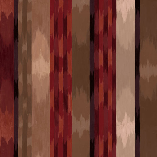 Mallion & Knowles Inca Carmine Fire Retardant Curtains texture detail