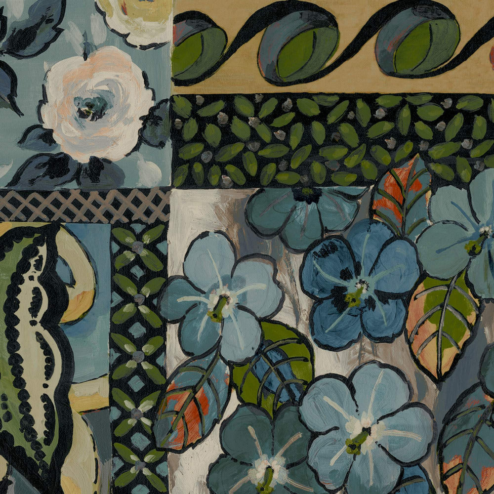 Mallion & Knowles La Vida Loca Jade Fire Retardant Curtains texture detail
