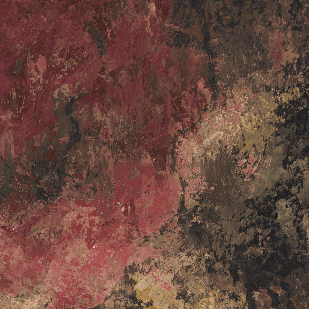 Mallion & Knowles Lava Ruby Fire Retardant Curtains texture detail