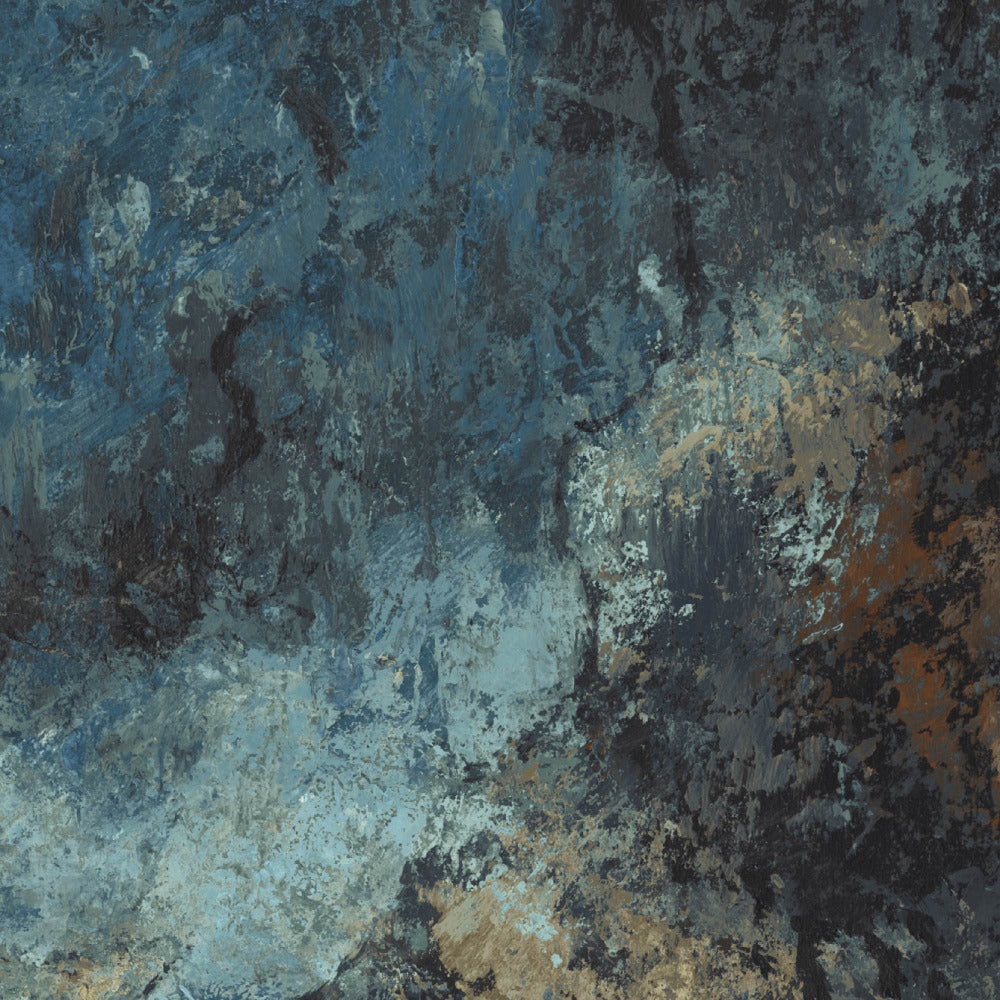 Mallion & Knowles Lava Teal Fire Retardant Curtains texture detail