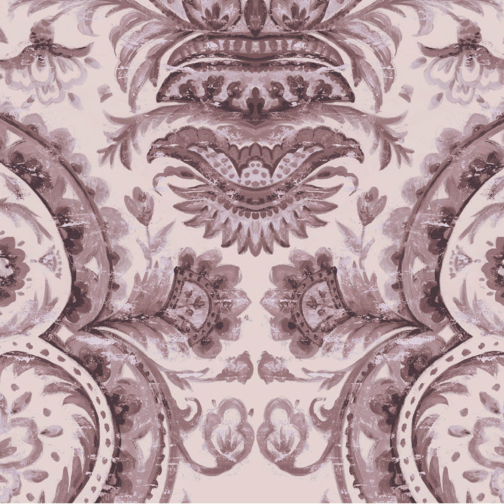 Mallion & Knowles Mayfair Rose Fire Retardant Curtains texture detail
