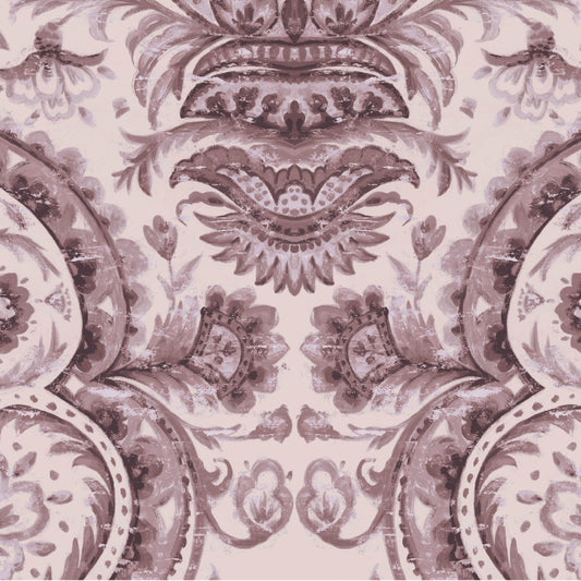 Mallion & Knowles Mayfair Rose Fire Retardant Curtains texture detail