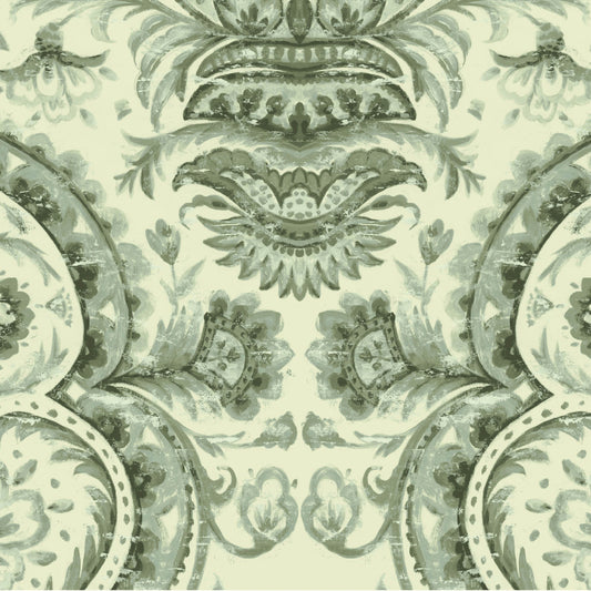 Mallion & Knowles Mayfair Sage Fire Retardant Curtains texture detail