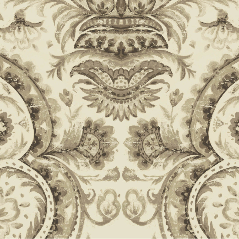 Mallion & Knowles Mayfair Sandstone Fire Retardant Curtains texture detail