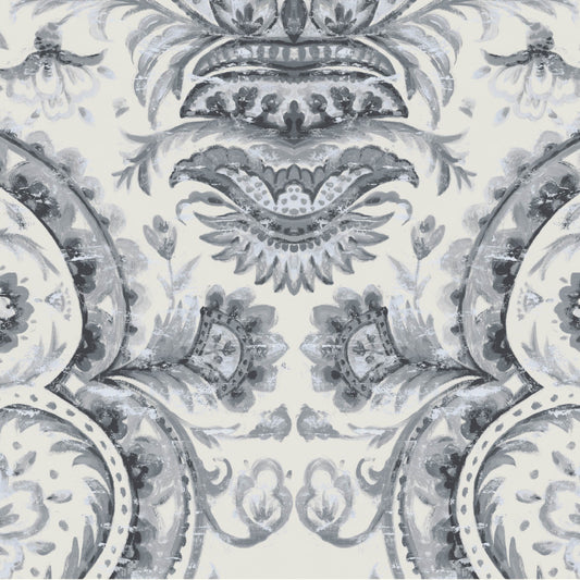 Mallion & Knowles Mayfair Silver Fire Retardant Curtains texture detail