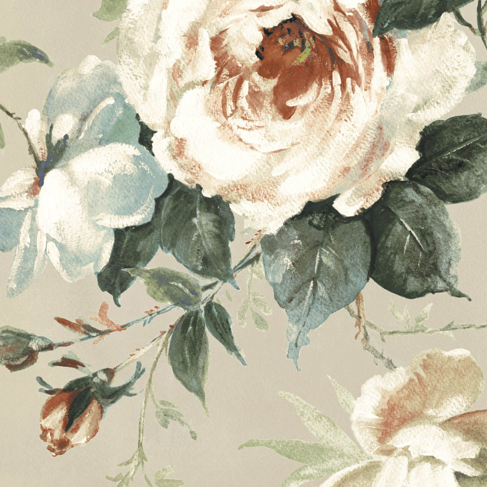 Mallion & Knowles Messina Rustic/Beige Fire Retardant Curtains texture detail