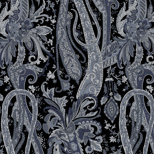 Mallion & Knowles Oban Jet Fire Retardant Curtains texture detail