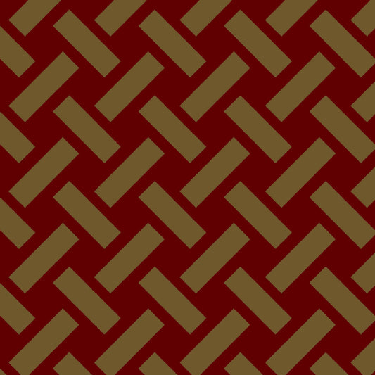 Mallion & Knowles Trellis Gold-Scarlet Fire Retardant Curtains texture detail