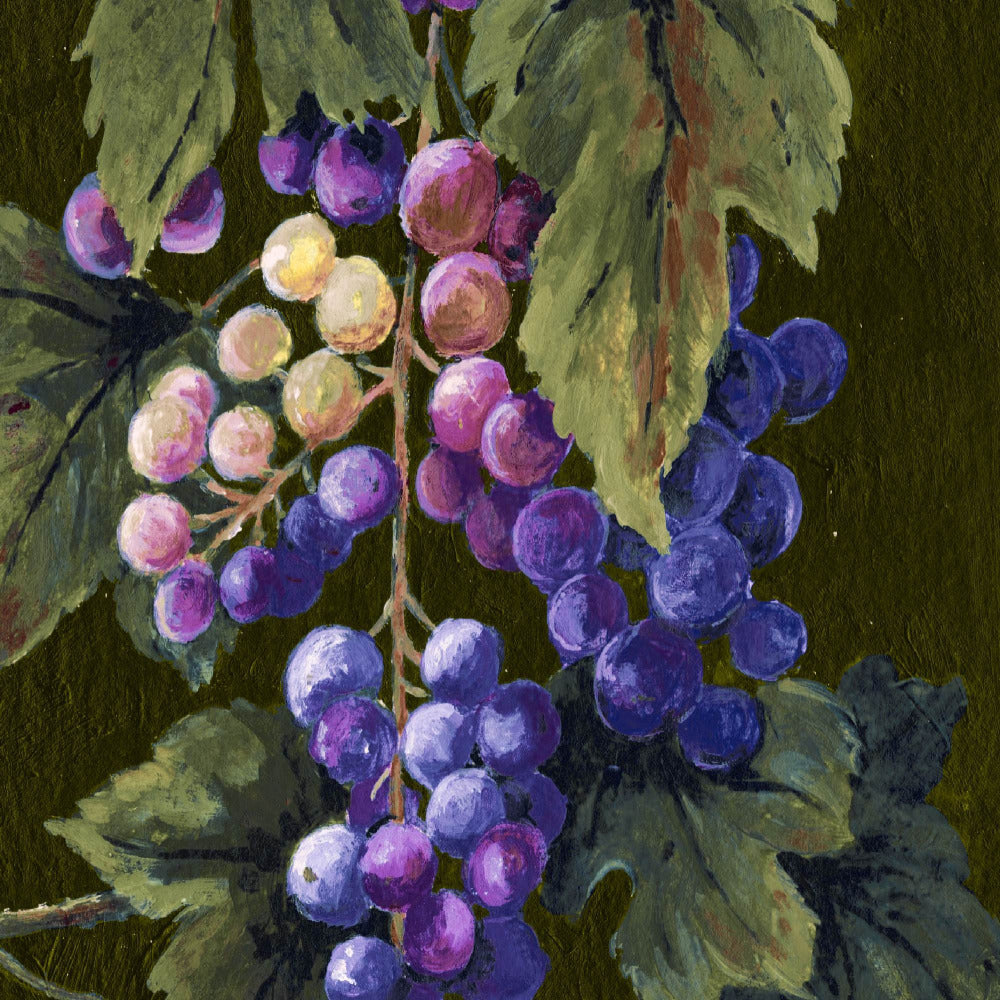 Mallion & Knowles Vineyard Forest Fire Retardant Curtains texture detail