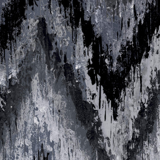 Mallion & Knowles Zanzibar Charcoal-Silver Fire Retardant Curtains texture detail