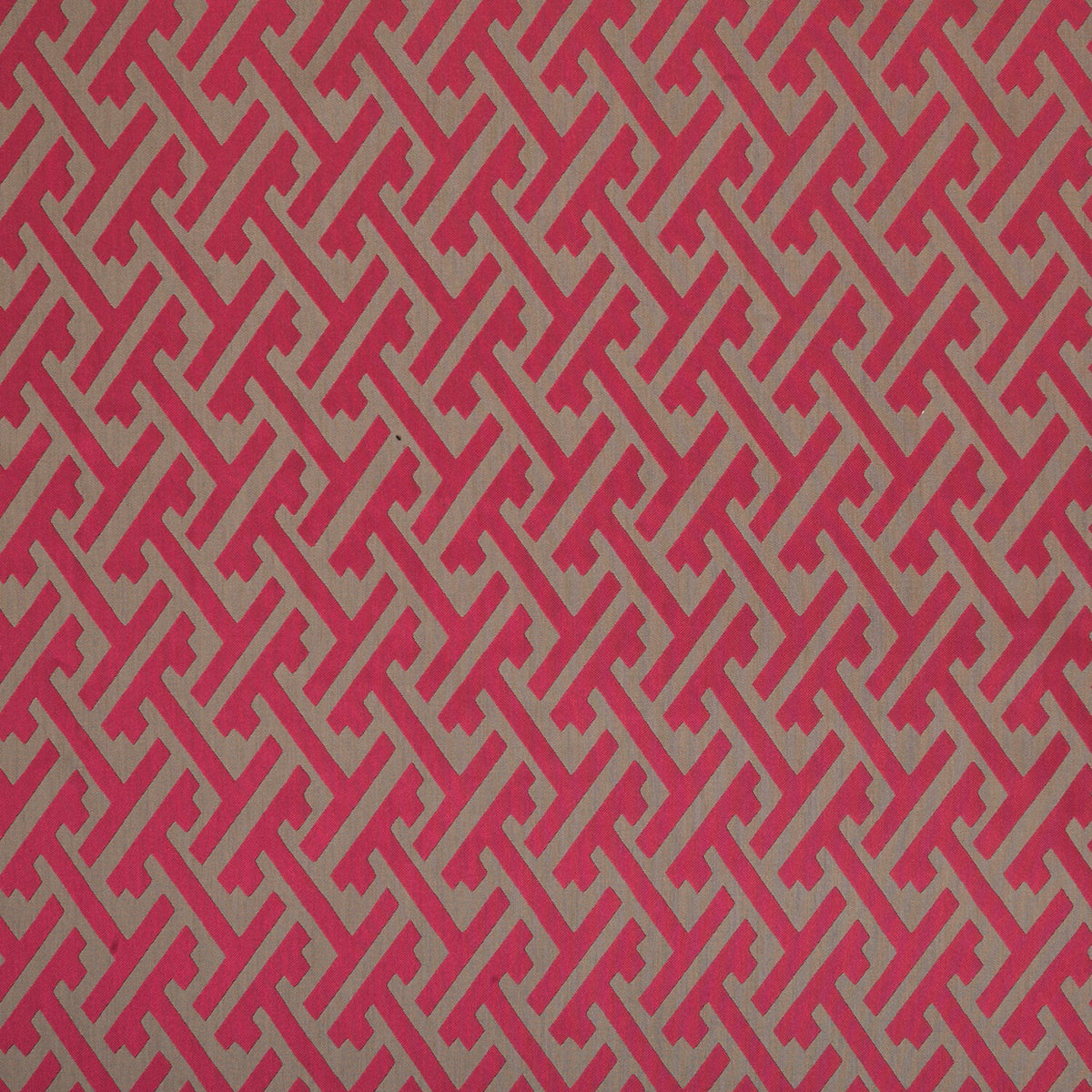 Edinburgh Weavers Maze Fuchsia Fire Retardant Curtains