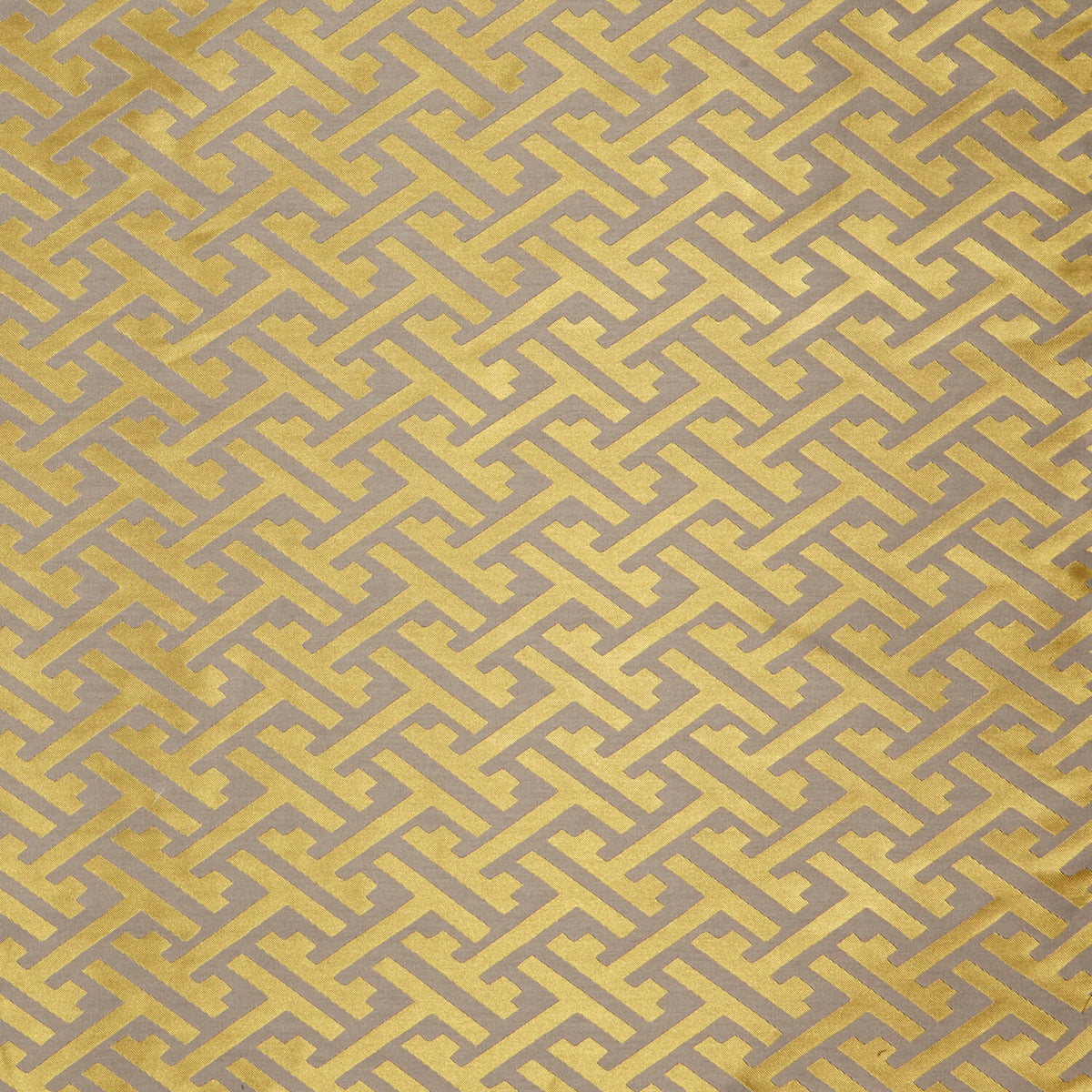 Edinburgh Weavers Maze Mustard Fire Retardant Curtains
