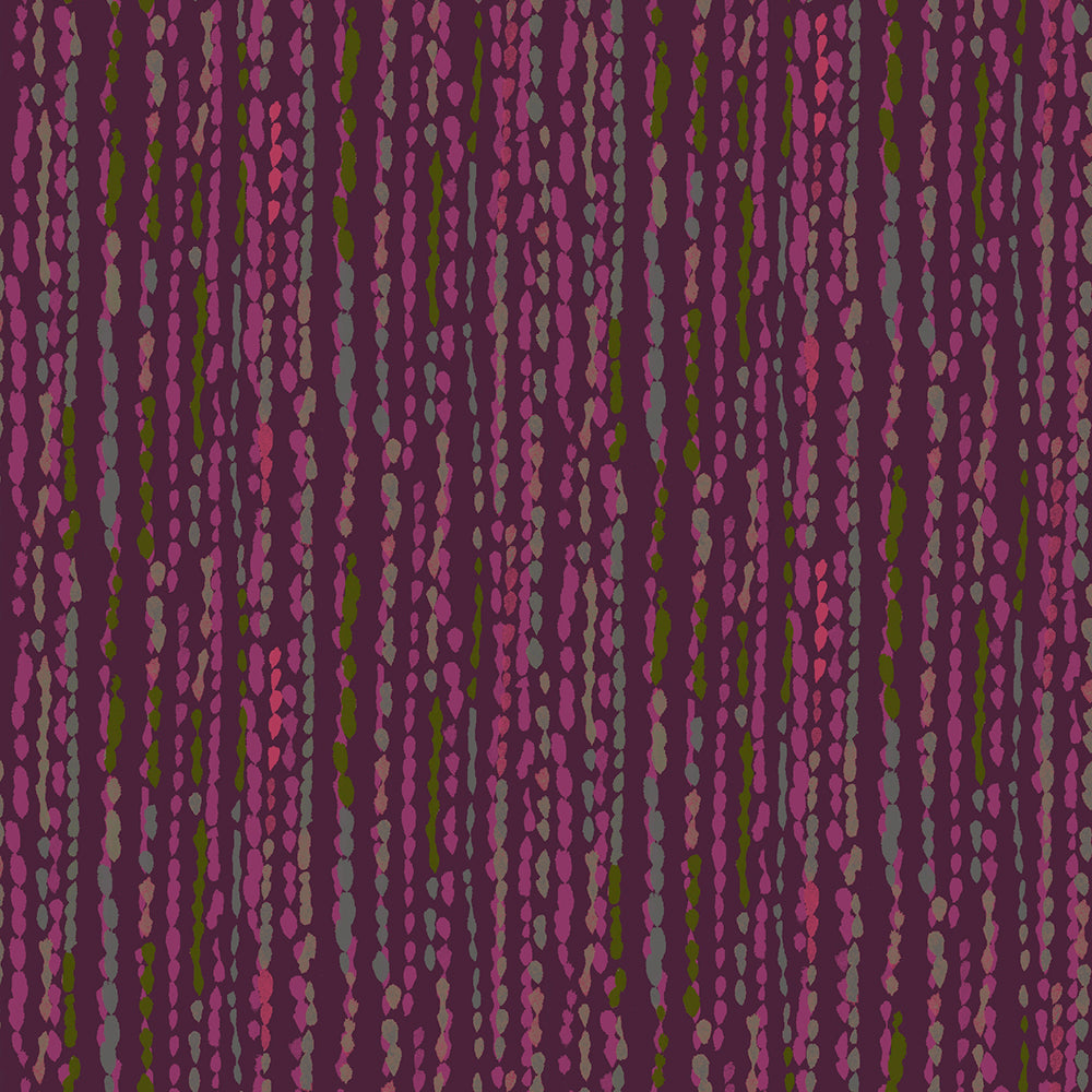 Edmund Bell Monsoon Magenta Fire Retardant Curtains