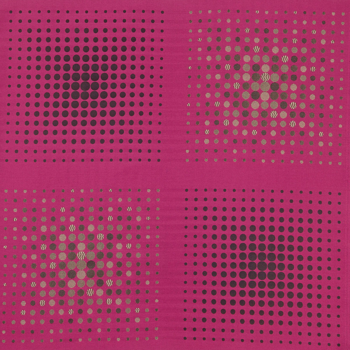 Edinburgh Weavers Pluto Fuchsia Fire Retardant Curtains