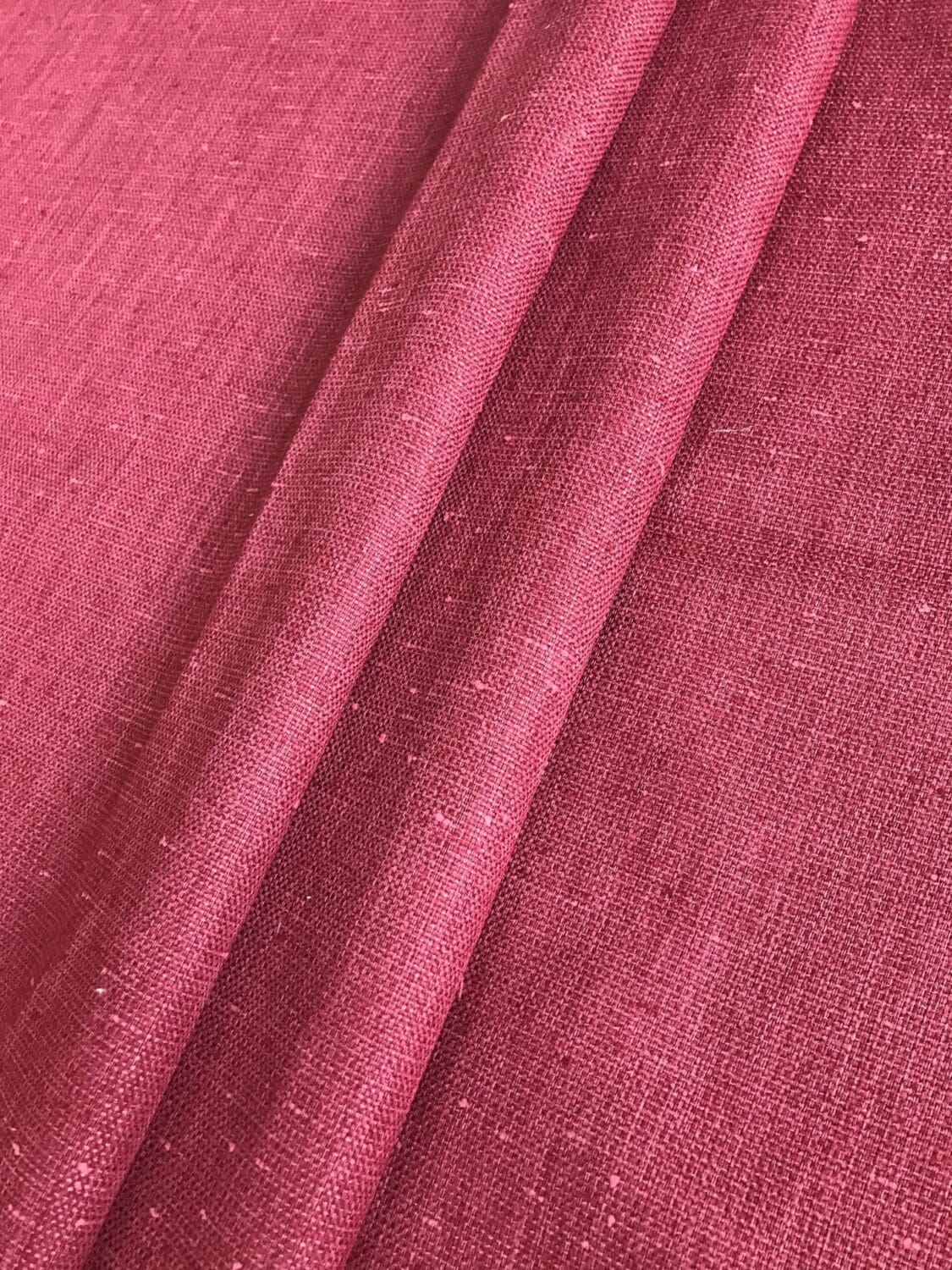 Edinburgh Weavers Reflect Raspberry Fire Retardant Curtains
