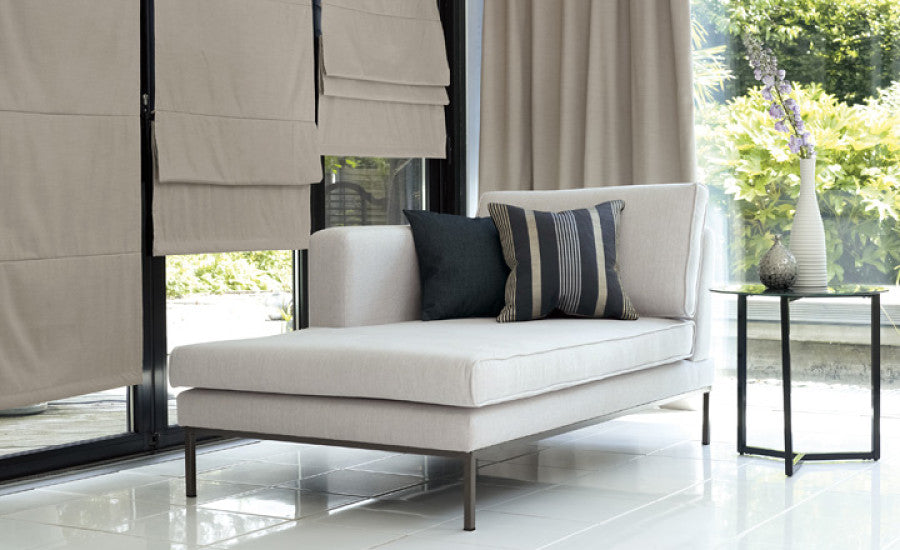 Villa Nova Starlight collection fire retardant curtains detail