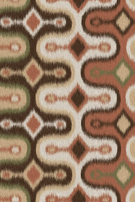Skopos Sungai Tangerine Fire Retardant Curtains