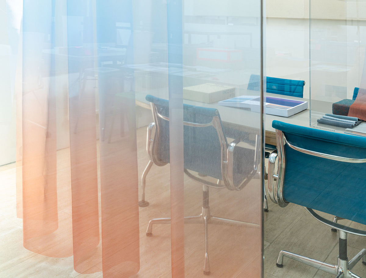 Vescom Airy 8087.01 Fire Retardant Curtains — two-tonal gradient