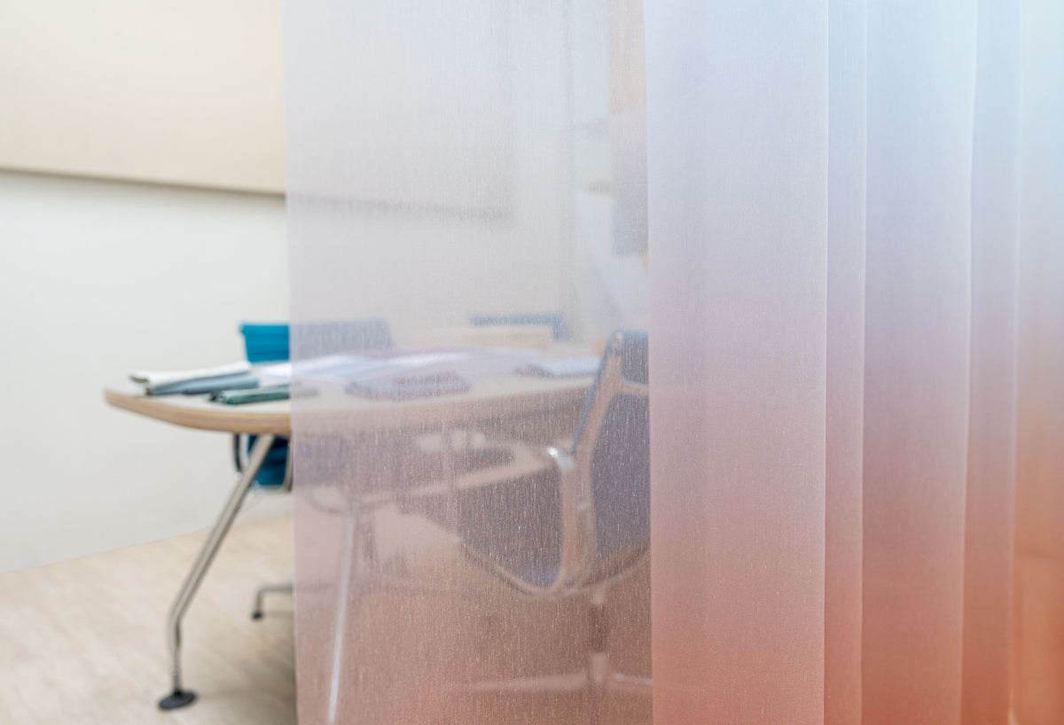 Vescom Airy 8087.02 Fire Retardant Curtains — two-tonal gradient