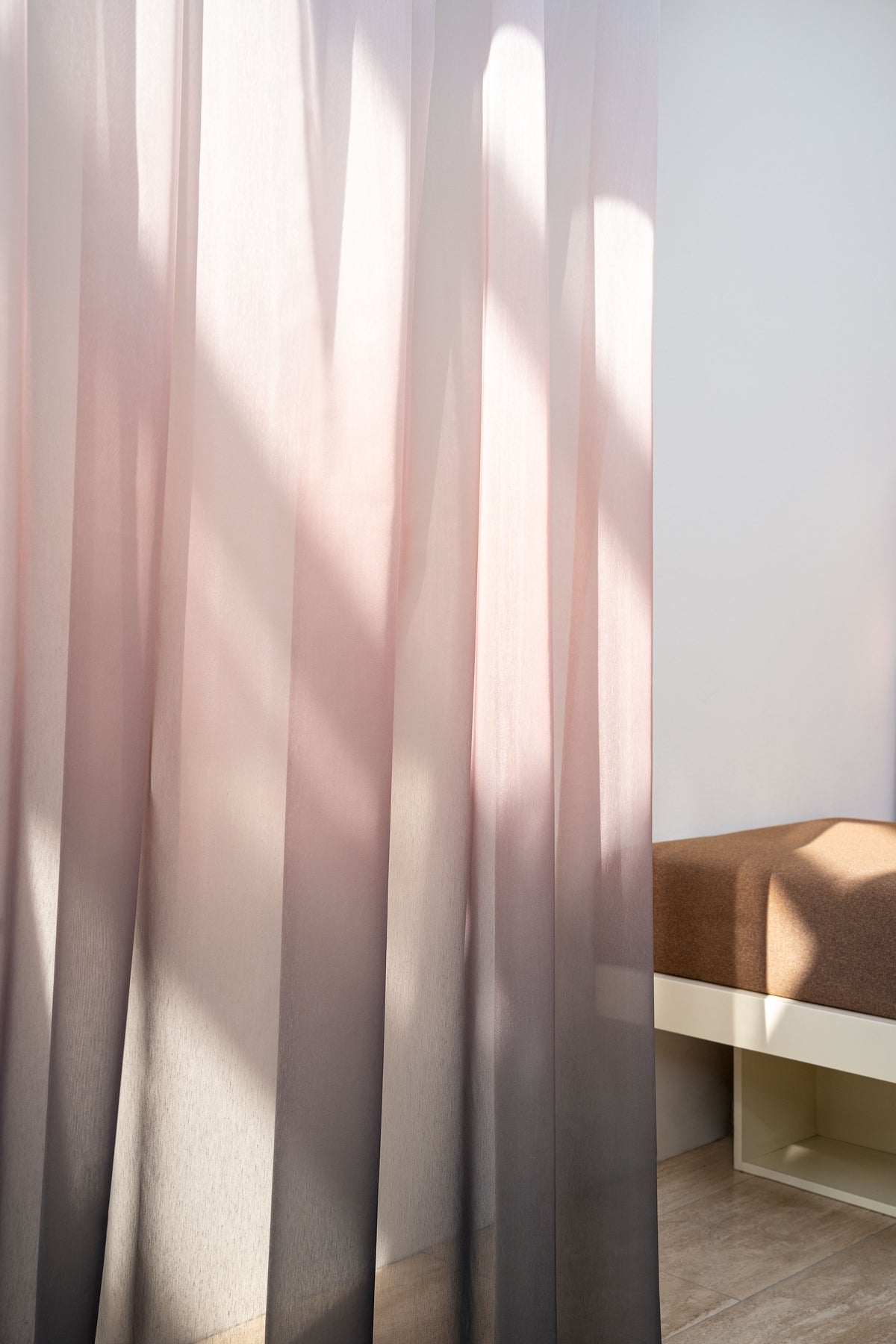 Vescom Airy 8087.03 Fire Retardant Curtains — two-tonal gradient