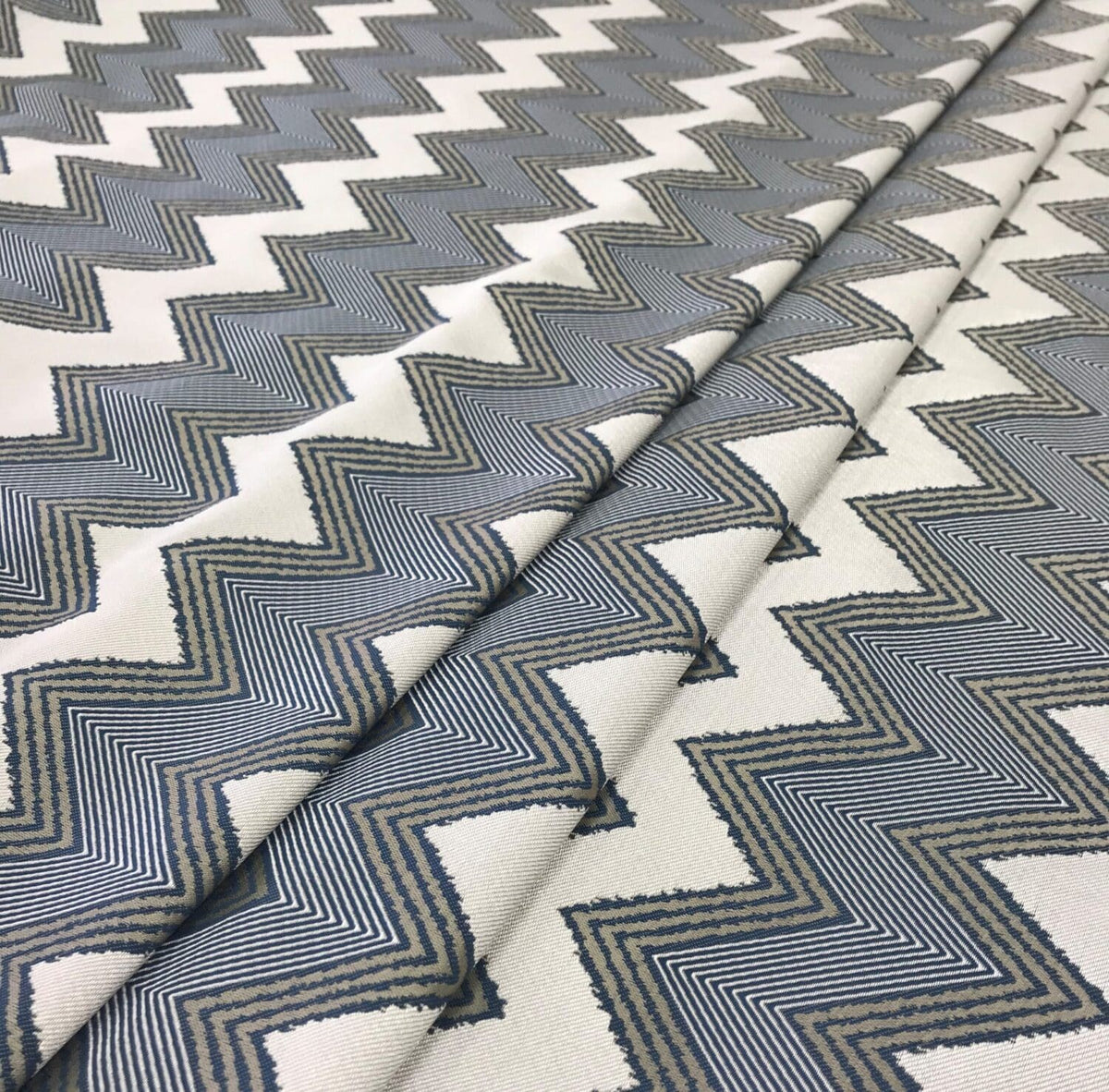 Edinburgh Weavers Ziggy Denim Fire Retardant Curtains