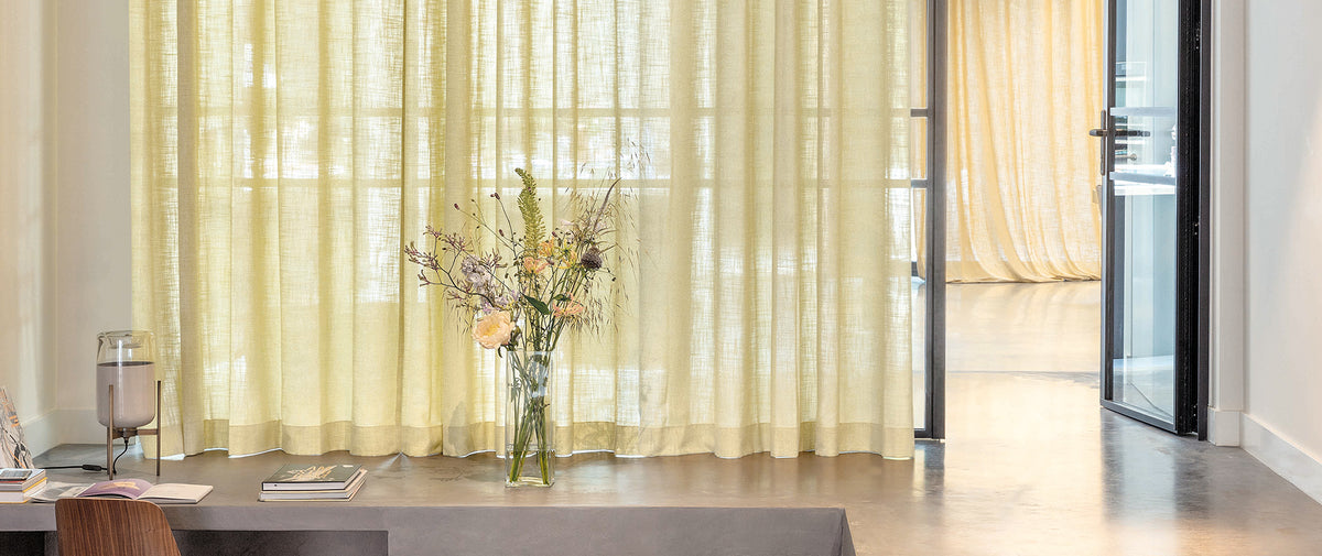 Sekers Bacchus curtains in a room setting