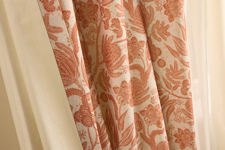 Oakland Zest fire retardant curtains — Bancroft Oakland Zest collection