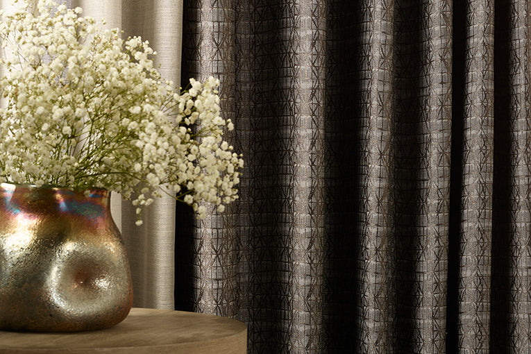 Savanna fire retardant curtains — Bancroft Savanna collection