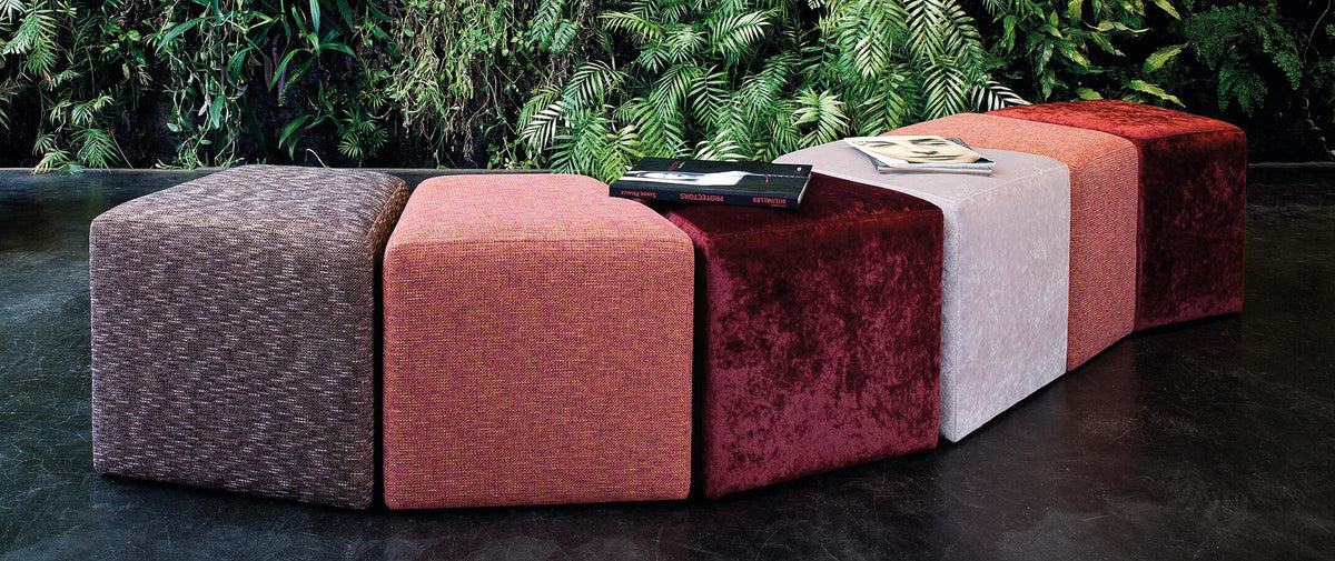 FR-One Cherish Velours fabric in a room setting