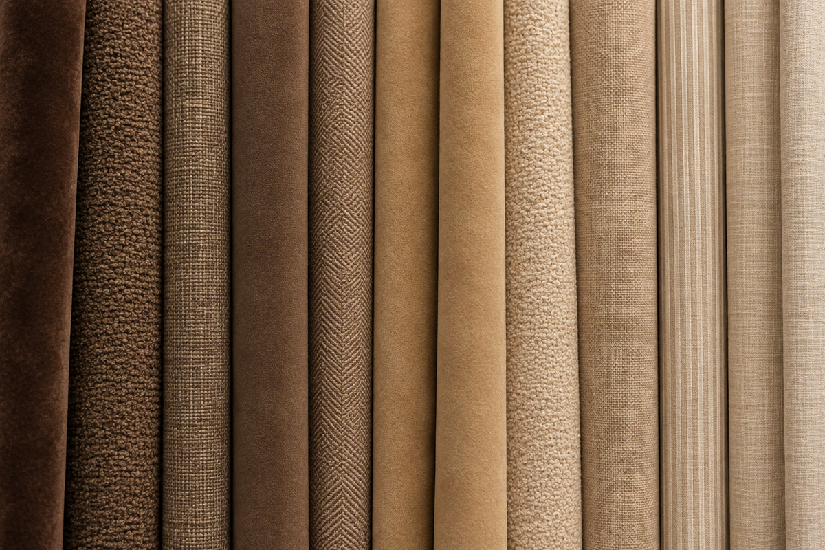 Brown Fire Retardant Fabrics